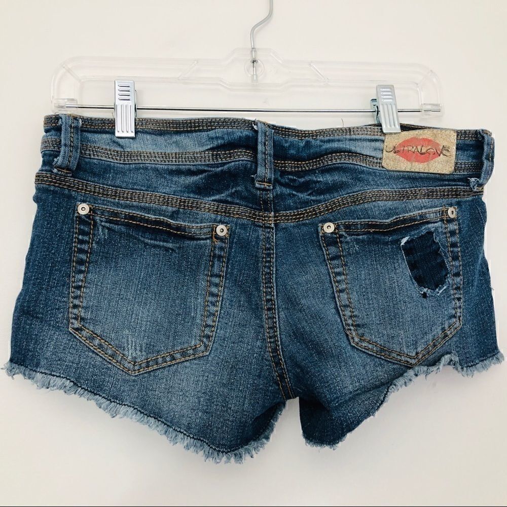 Set of TWO Size 7 Distressed Jean Shorts!! - Picture 9 of 14
